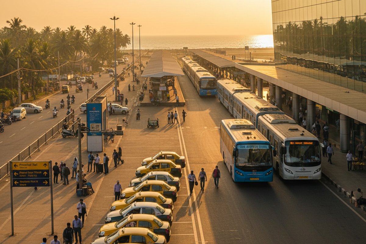 The nearest airport is Goa International Airport, to Goa: All Your Transfer Options